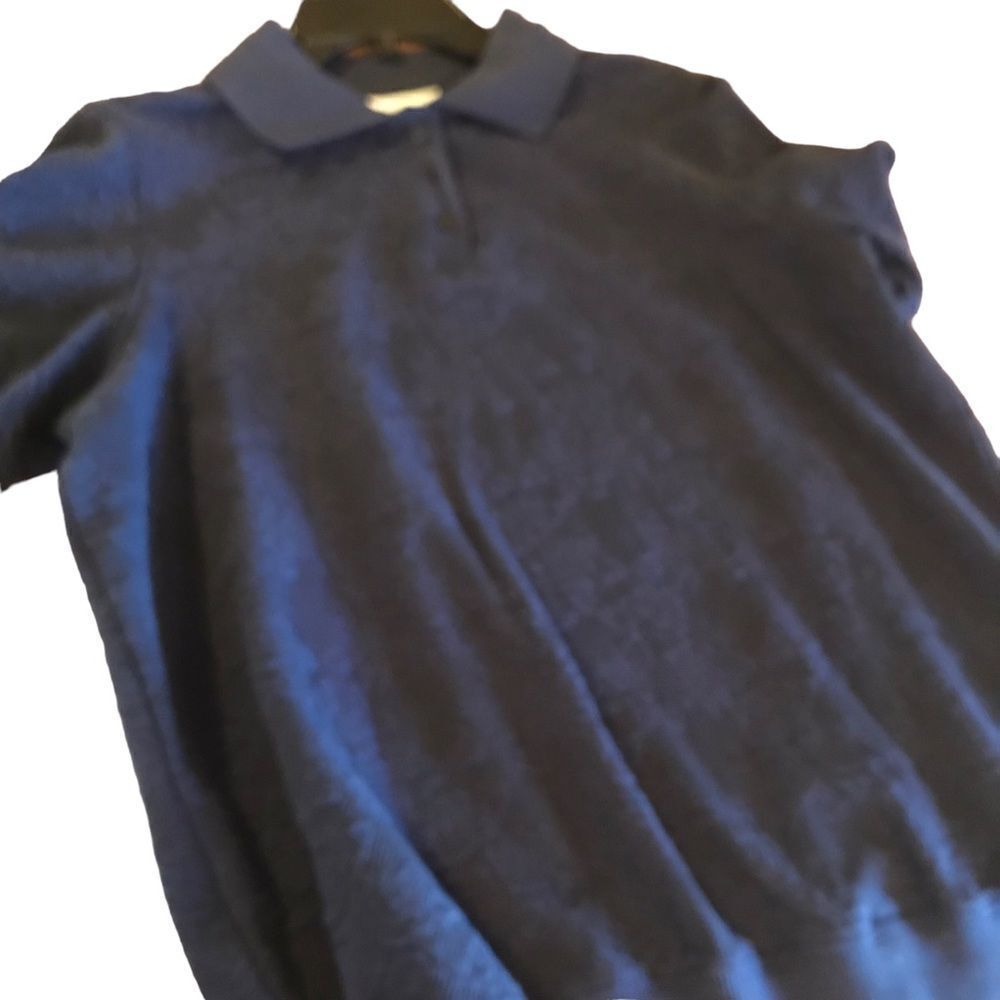 Alfred Dunner size medium short sleeved heavy cotton sweater with collar g57